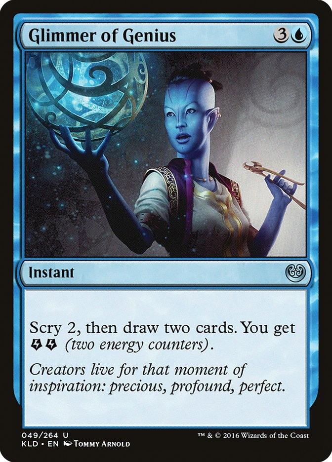 Glimmer of Genius - [Foil] Kaladesh (KLD)