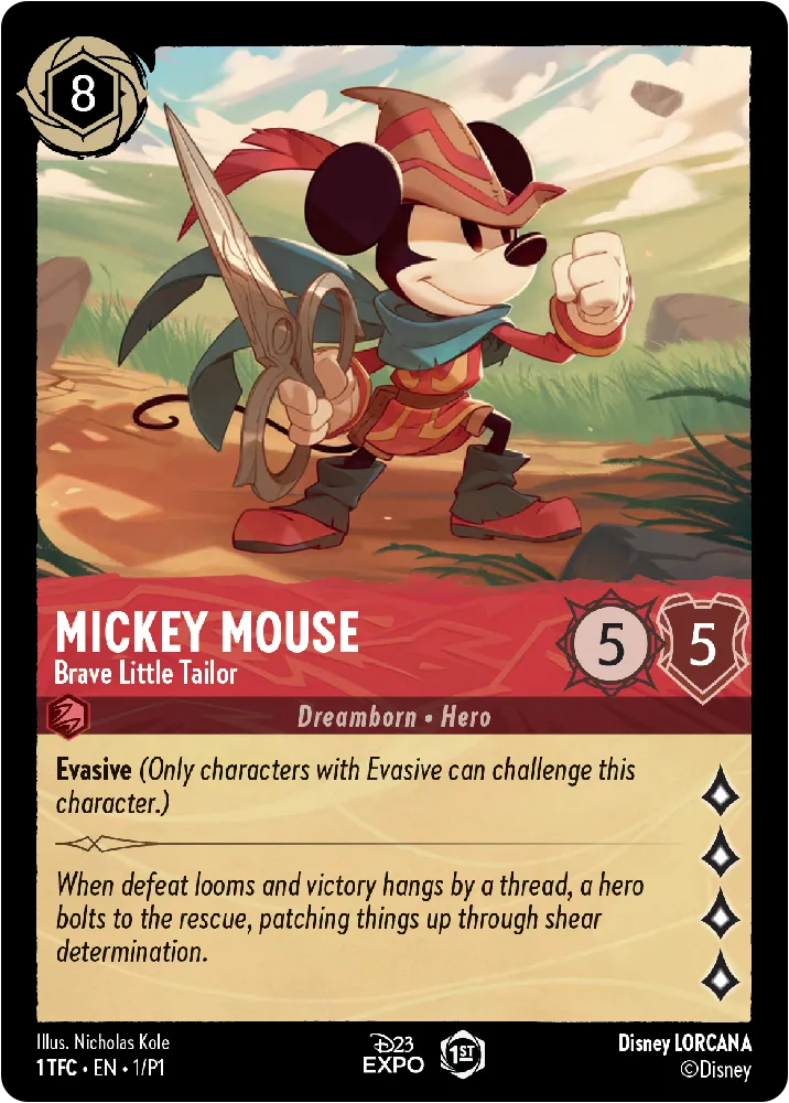 Mickey Mouse - Brave Little Tailor - [D23 Promo] Promo (P1)