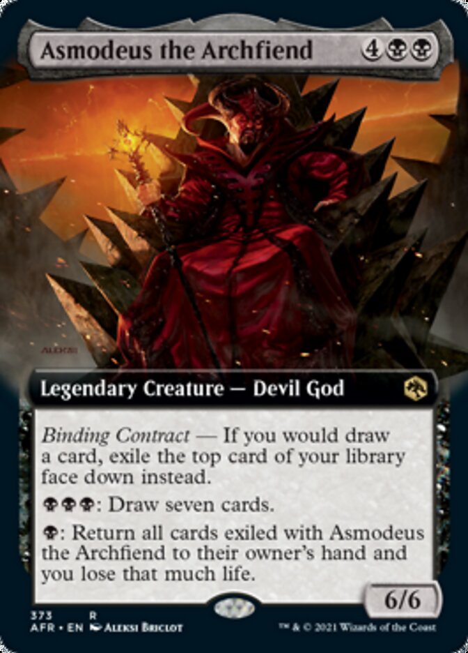 Asmodeus the Archfiend - [Foil, Extended Art] Adventures in the Forgotten Realms (AFR)