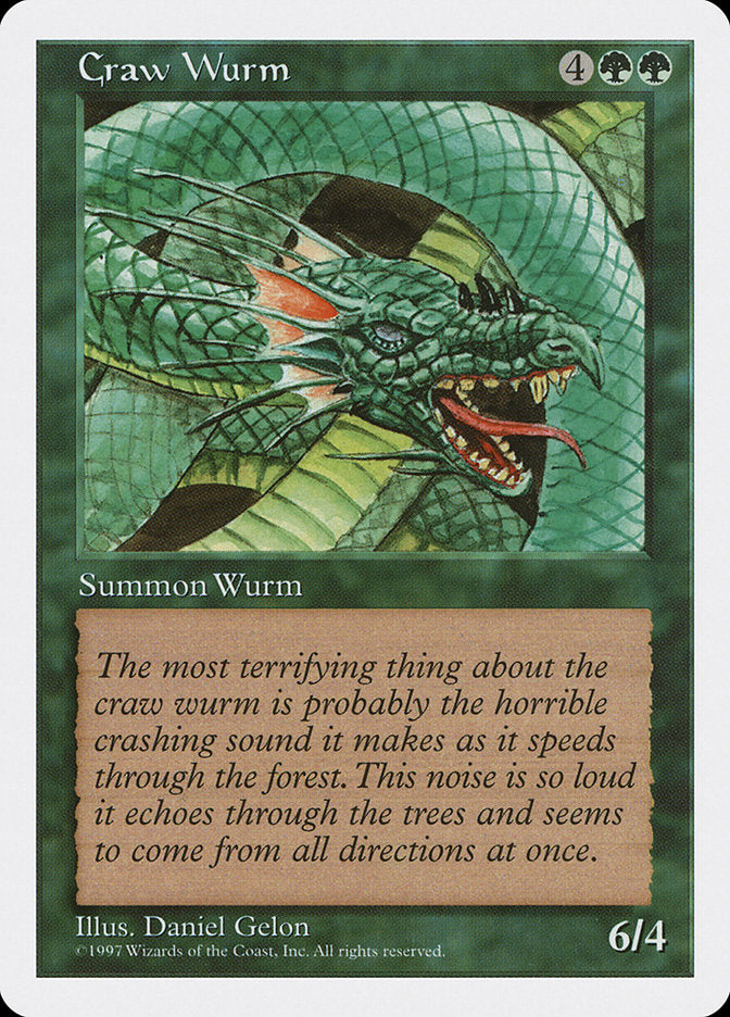 Craw Wurm - Fifth Edition (5ED)