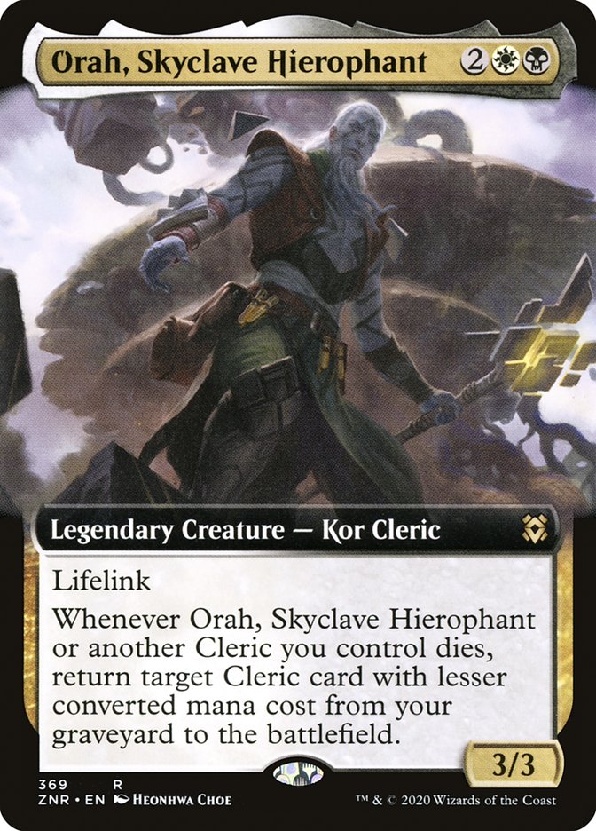 Orah, Skyclave Hierophant - [Extended Art] Zendikar Rising (ZNR)