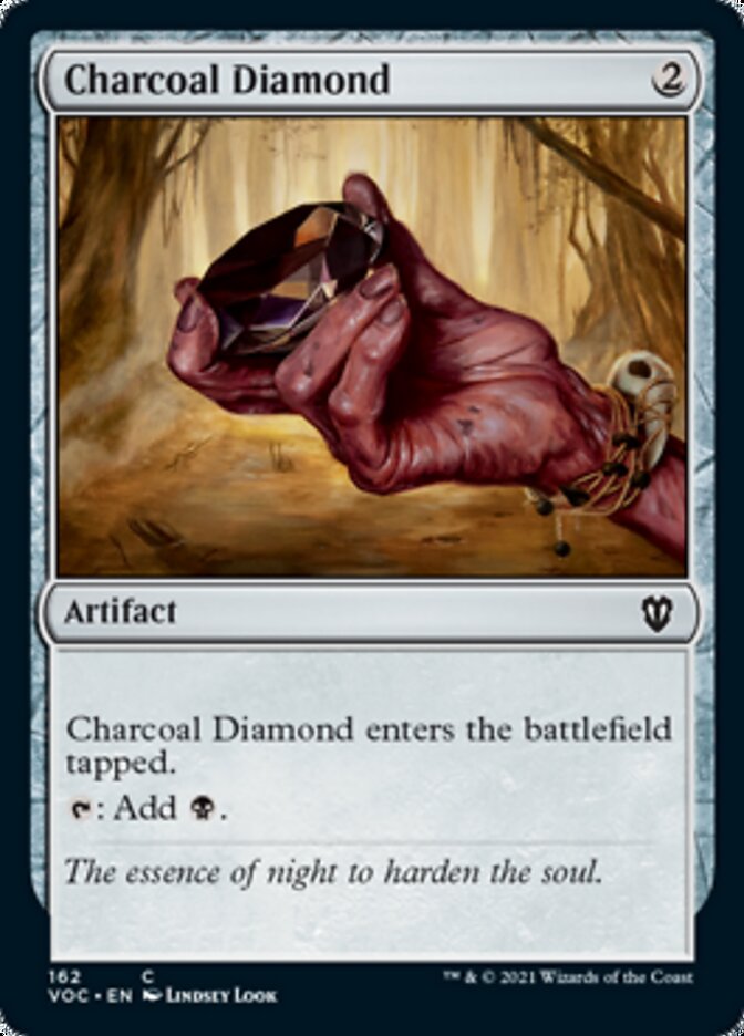 Charcoal Diamond - [Foil] Crimson Vow Commander (VOC)