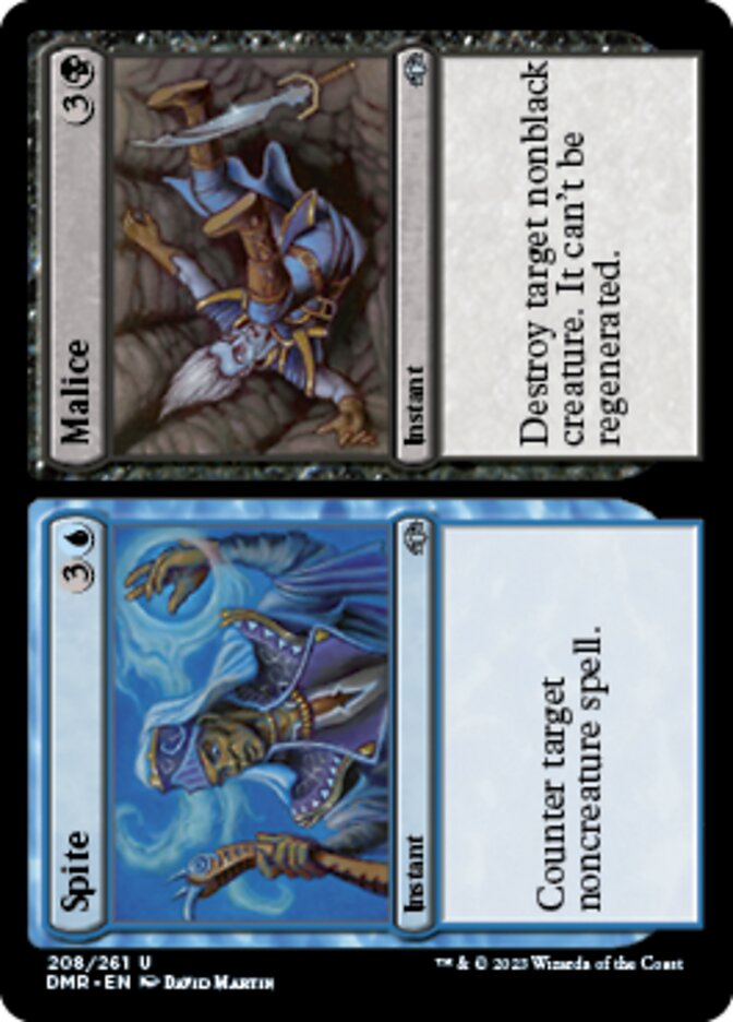 Spite // Malice - [Foil] Dominaria Remastered (DMR)