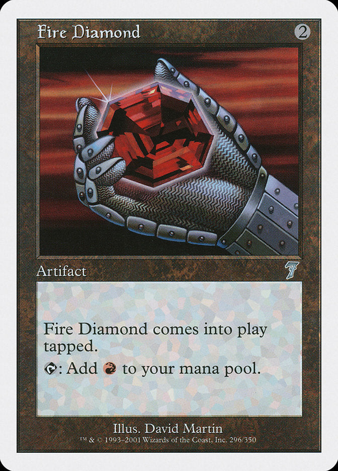 Fire Diamond - [Foil] Seventh Edition (7ED)