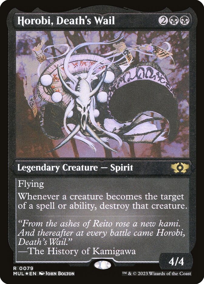 Horobi, Death's Wail - [Etched Foil] Multiverse Legends (MUL)