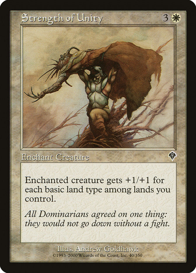 Strength of Unity - [Foil, Retro Frame] Invasion (INV)