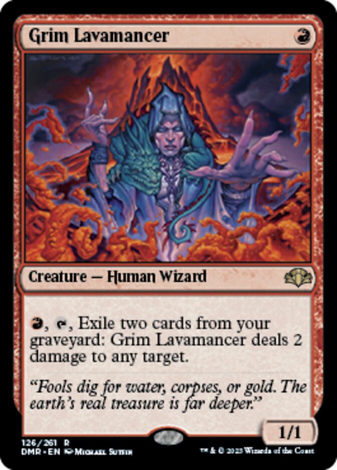 Grim Lavamancer - [Foil] Dominaria Remastered (DMR)