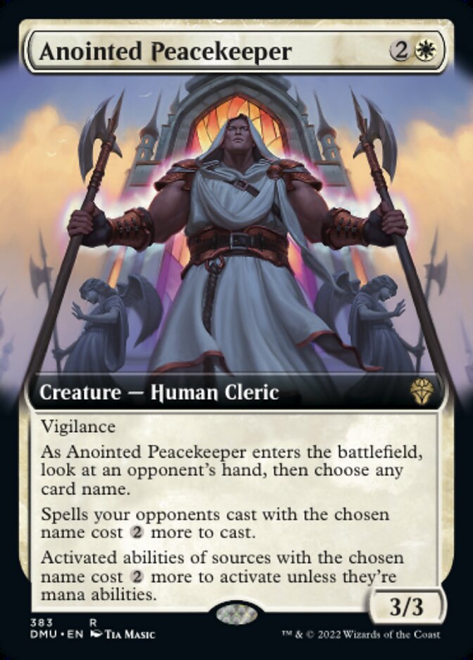 Anointed Peacekeeper - [Extended Art] Dominaria United (DMU)