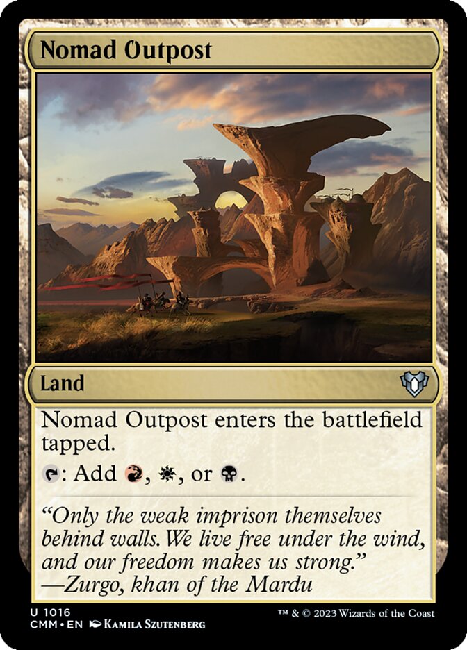 Nomad Outpost - [Foil] Commander Masters (CMM)