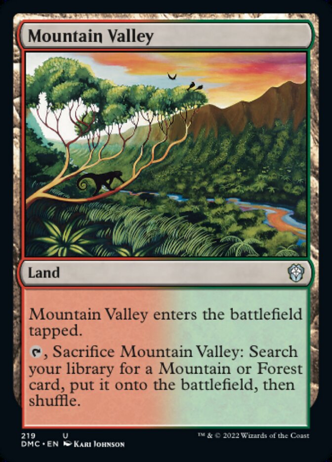 Mountain Valley - Dominaria United Commander (DMC)