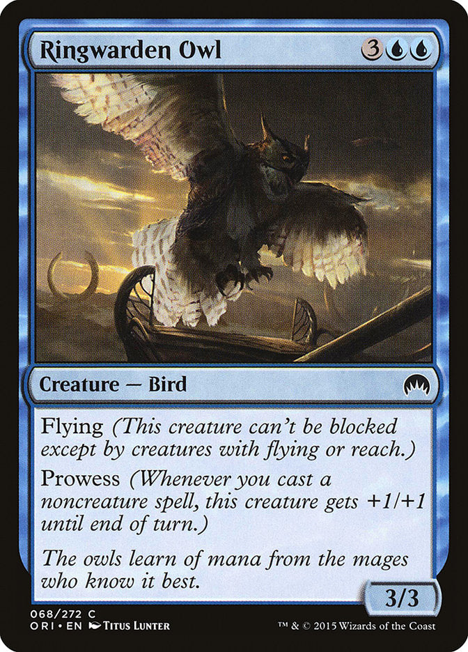 Ringwarden Owl - [Foil] Magic Origins (ORI)