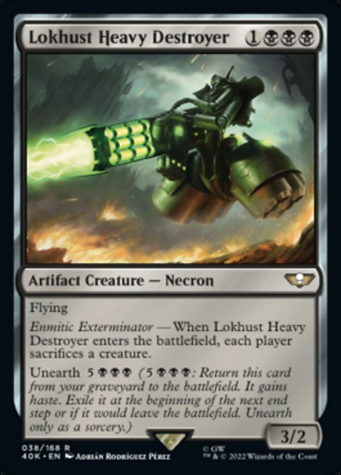 Lokhust Heavy Destroyer - [Surge Foil] Warhammer 40,000 Commander (40K)