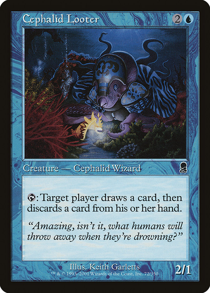 Cephalid Looter - [Foil, Retro Frame] Odyssey (ODY)