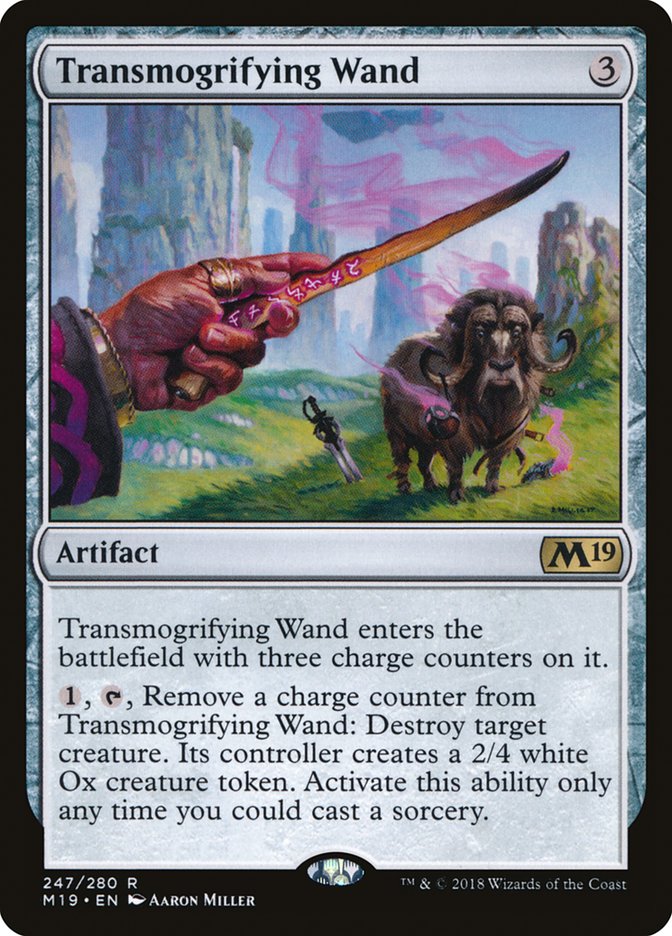 Transmogrifying Wand - [Foil] Core Set 2019 (M19)