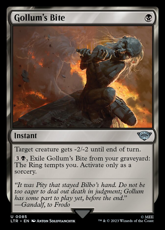 Gollum's Bite - [Foil] The Lord of the Rings: Tales of Middle-earth (LTR)