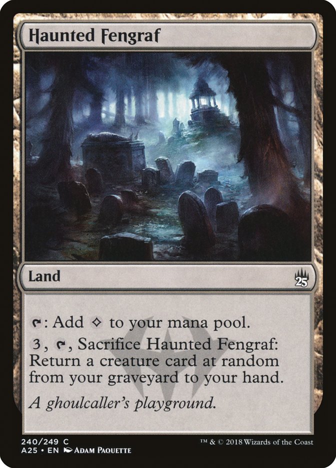 Haunted Fengraf - [Foil] Masters 25 (A25)