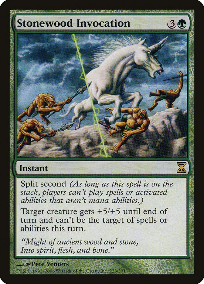 Stonewood Invocation - [Foil] Time Spiral (TSP)