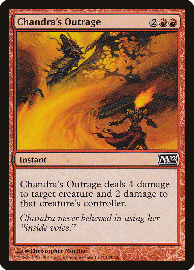 Chandra's Outrage - [Foil] Magic 2012 (M12)