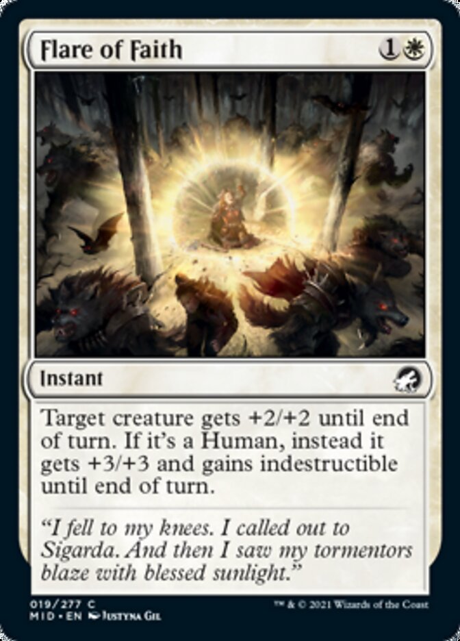 Flare of Faith - Innistrad: Midnight Hunt (MID)