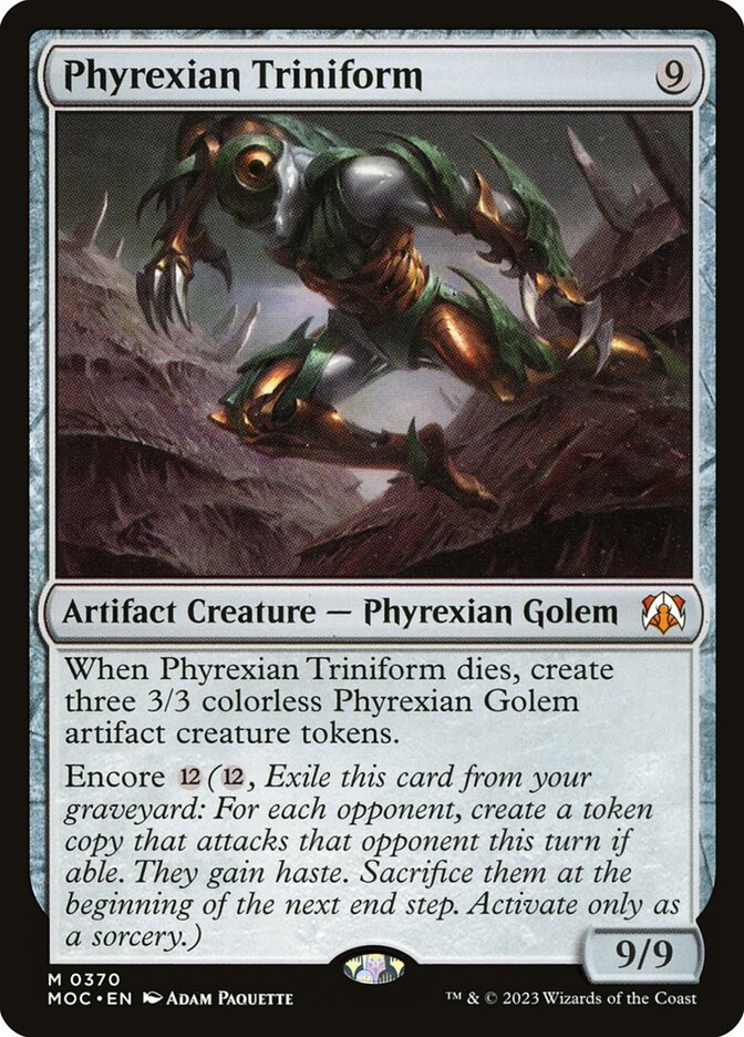 Phyrexian Triniform - March of the Machine Commander (MOC)