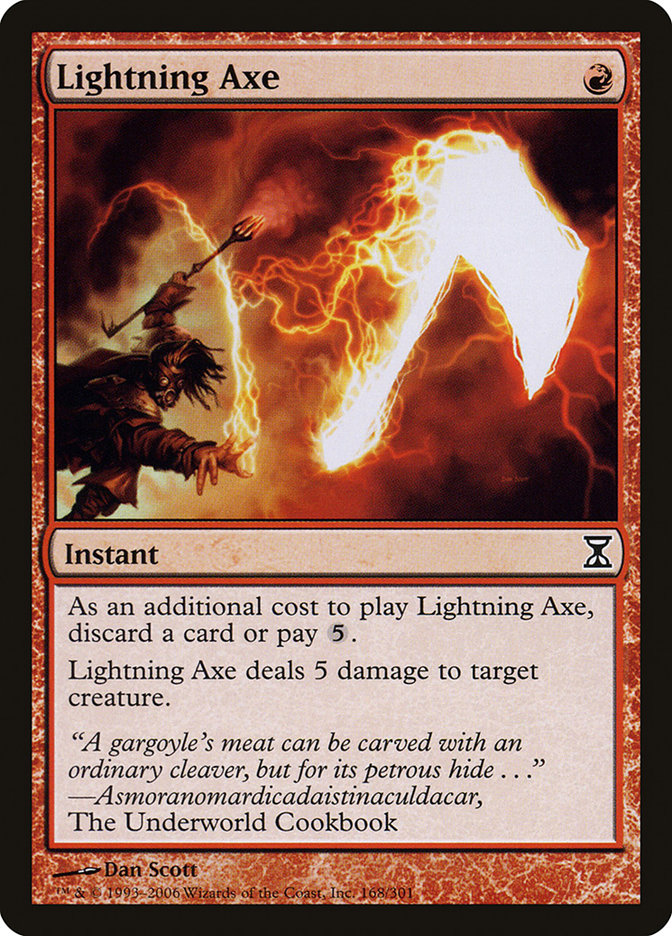 Lightning Axe - [Foil] Time Spiral (TSP)