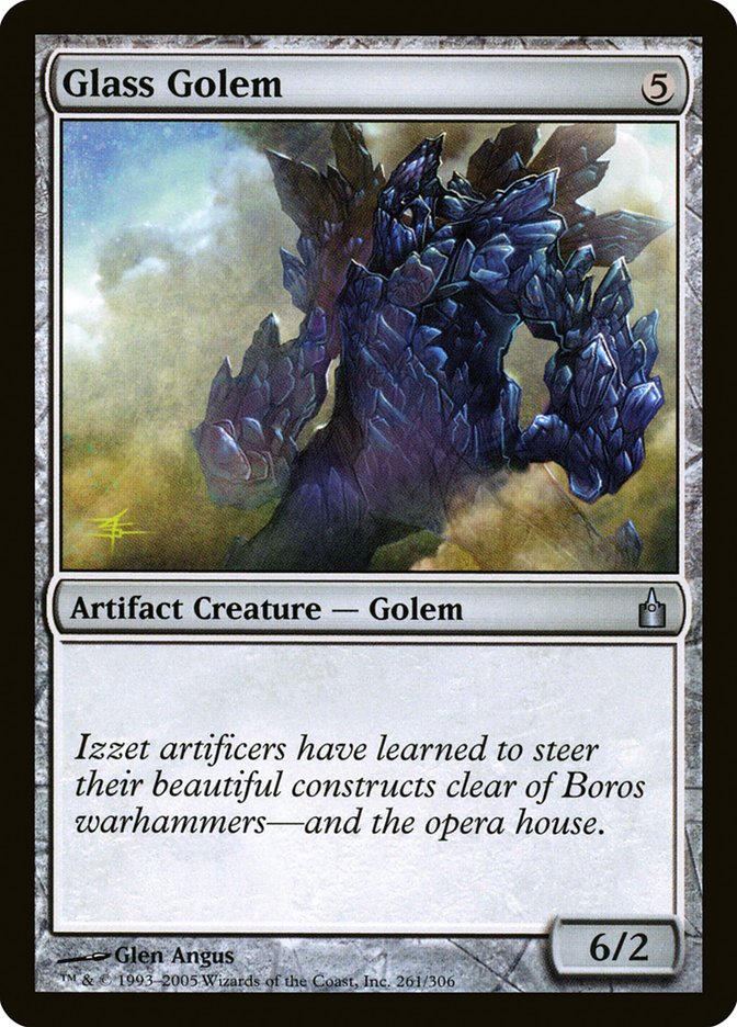Glass Golem - [Foil] Ravnica: City of Guilds (RAV)