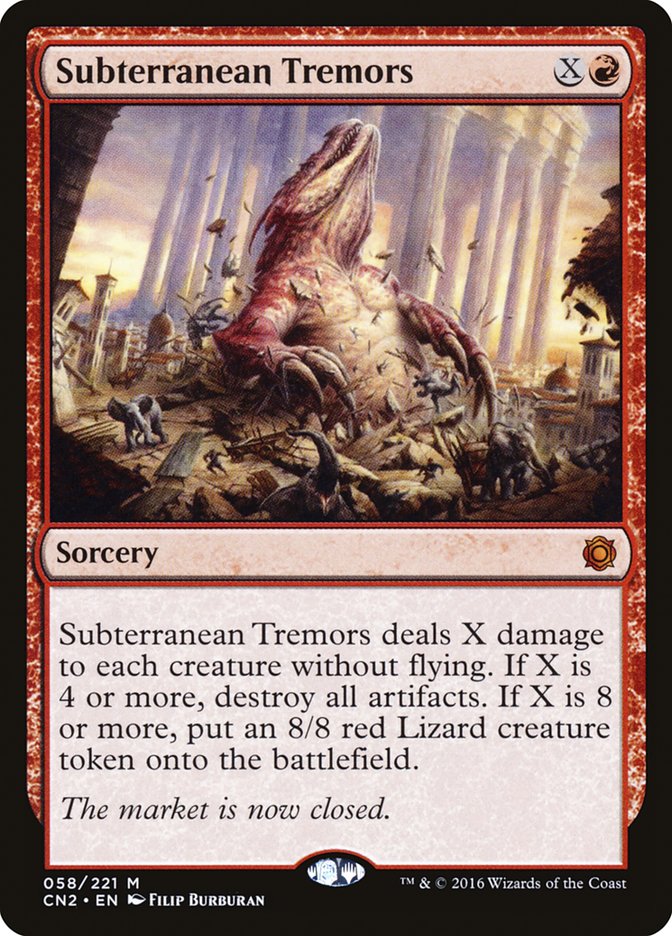 Subterranean Tremors - [Foil] Conspiracy: Take the Crown (CN2)
