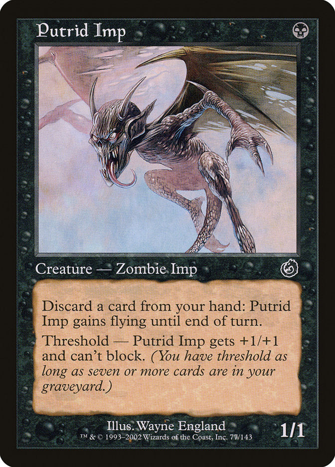 Putrid Imp - [Foil] Torment (TOR)