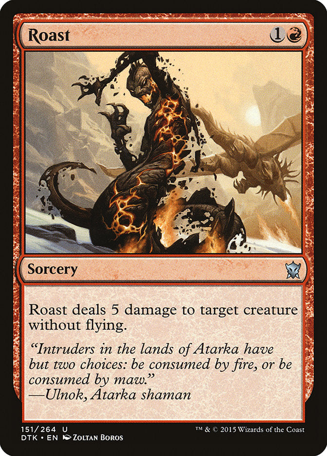 Roast - [Foil] Dragons of Tarkir (DTK)