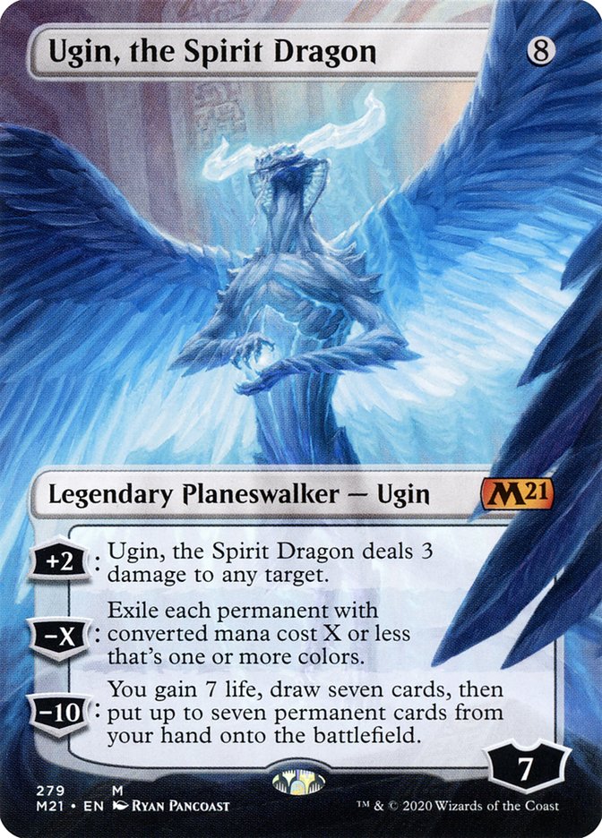 Ugin, the Spirit Dragon - [Borderless] Core Set 2021 (M21)
