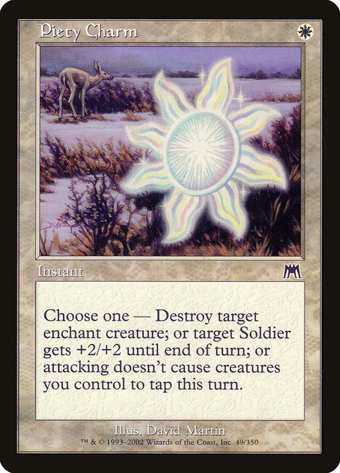 Piety Charm - [Foil, Retro Frame] Onslaught (ONS)