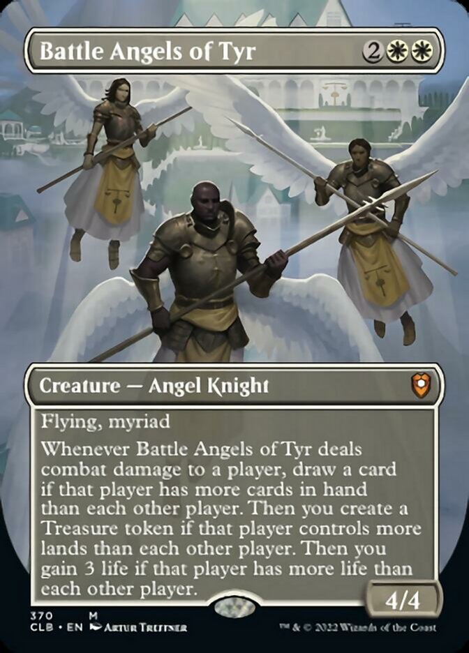 Battle Angels of Tyr - [Foil, Borderless] Commander Legends: Battle for Baldur's Gate (CLB)