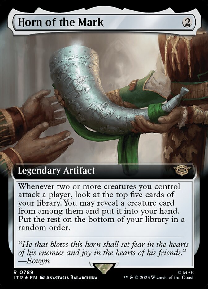 Horn of the Mark - [Surge Foil, Extended Art] The Lord of the Rings: Tales of Middle-earth (LTR)