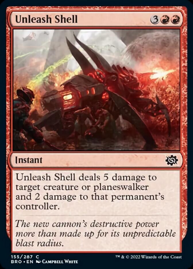 Unleash Shell - [Foil] The Brothers' War (BRO)