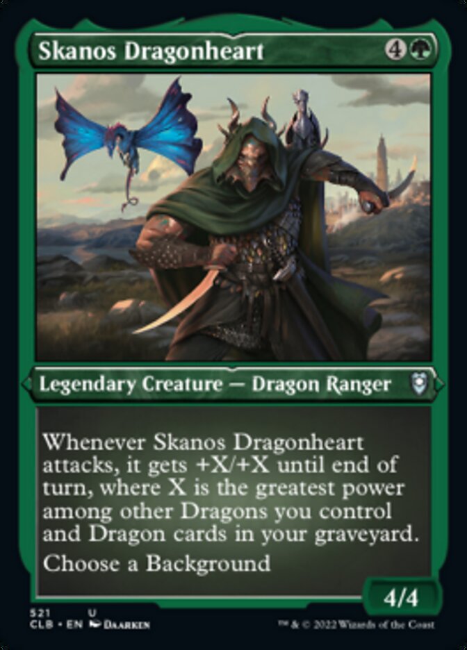 Skanos Dragonheart - [Etched Foil] Commander Legends: Battle for Baldur's Gate (CLB)