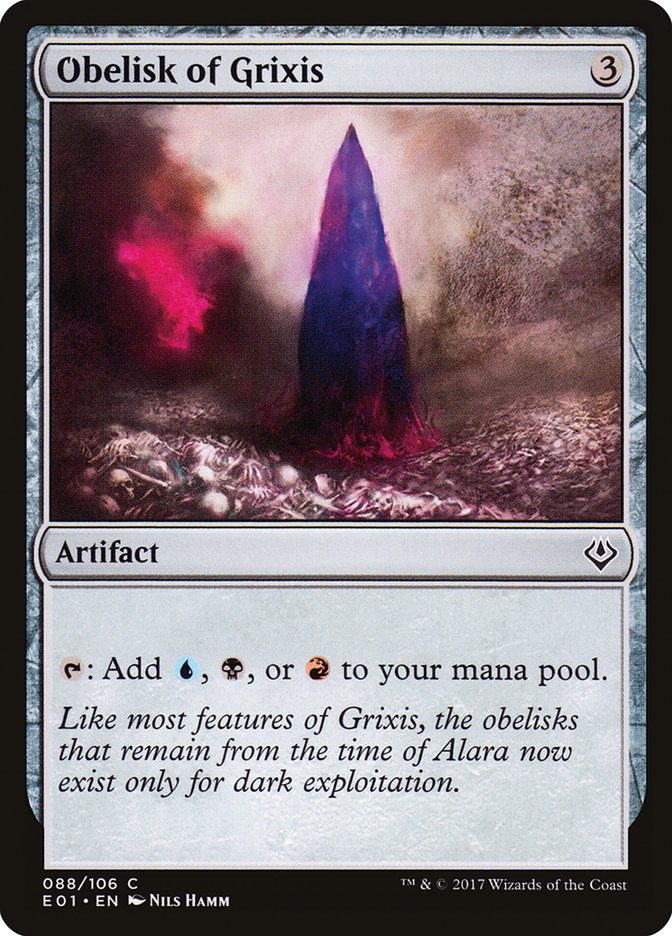 Obelisk of Grixis - Archenemy: Nicol Bolas (E01)