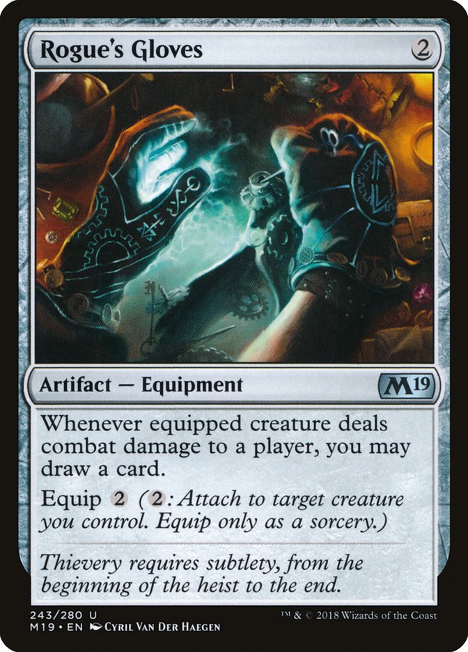 Rogue's Gloves - [Foil] Core Set 2019 (M19)