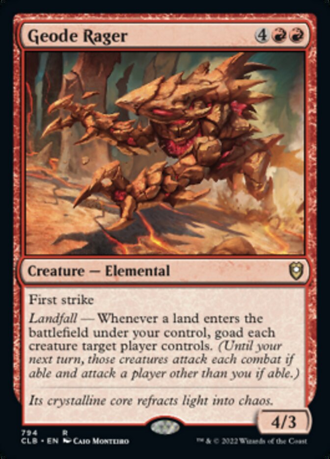 Geode Rager - Commander Legends: Battle for Baldur's Gate (CLB)