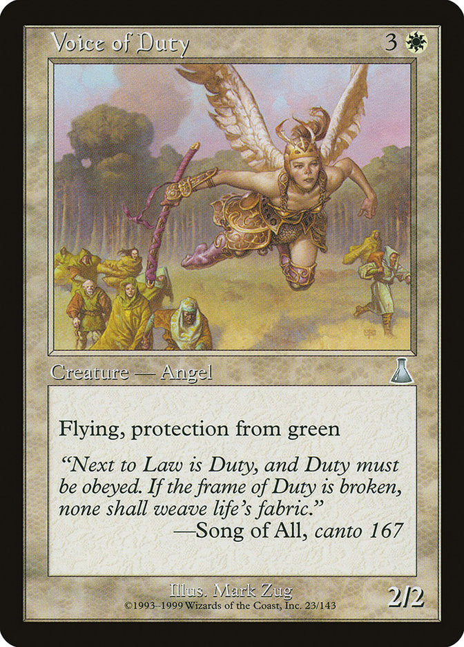 Voice of Duty - [Foil] Urza's Destiny (UDS)