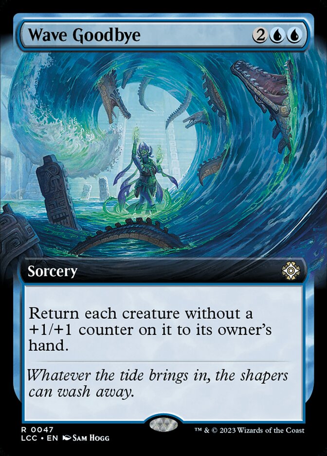 Wave Goodbye - [Foil, Extended Art] Lost Caverns of Ixalan Commander (LCC)
