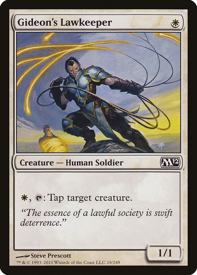 Gideon's Lawkeeper - [Foil] Magic 2012 (M12)