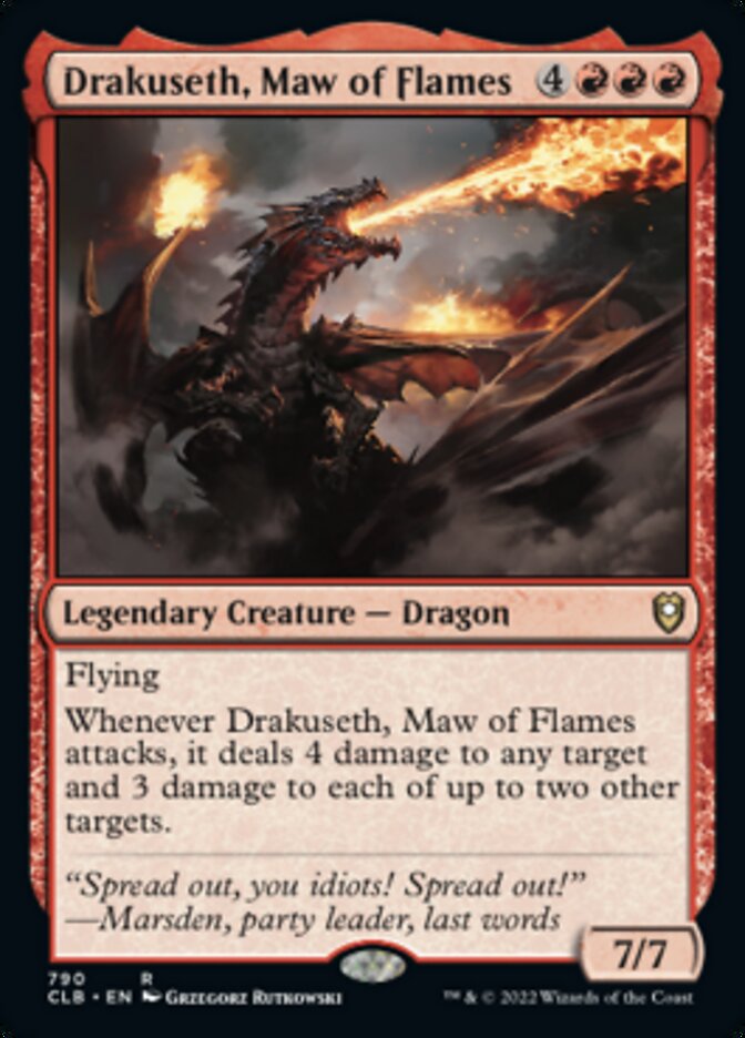 Drakuseth, Maw of Flames - Commander Legends: Battle for Baldur's Gate (CLB)