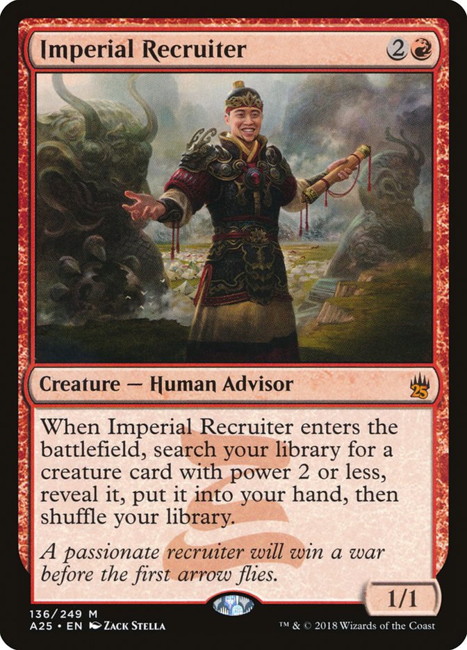 Imperial Recruiter - [Foil] Masters 25 (A25)