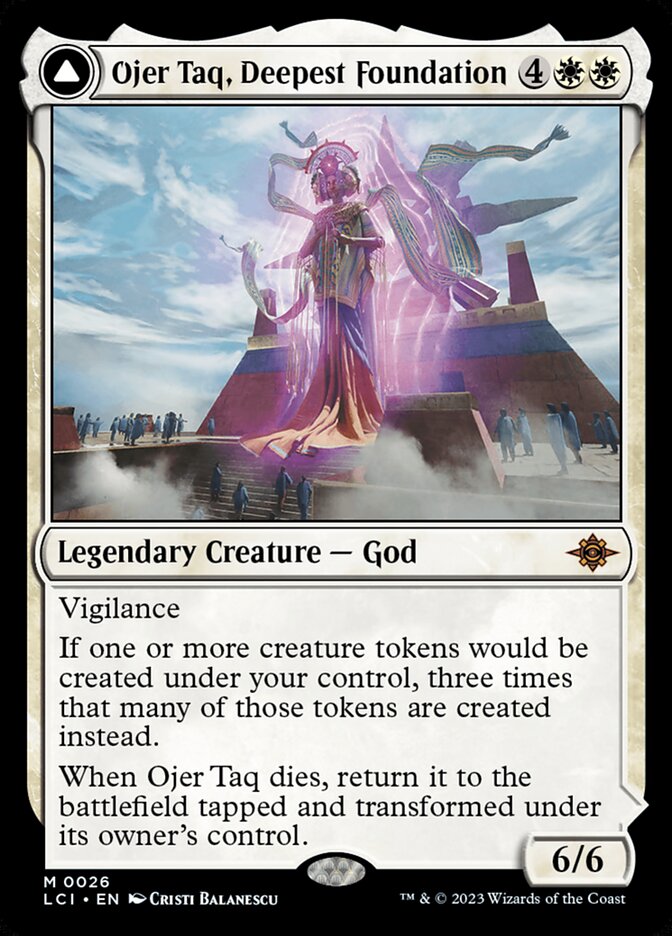 Ojer Taq, Deepest Foundation // Temple of Civilization - [Foil] The Lost Caverns of Ixalan (LCI)