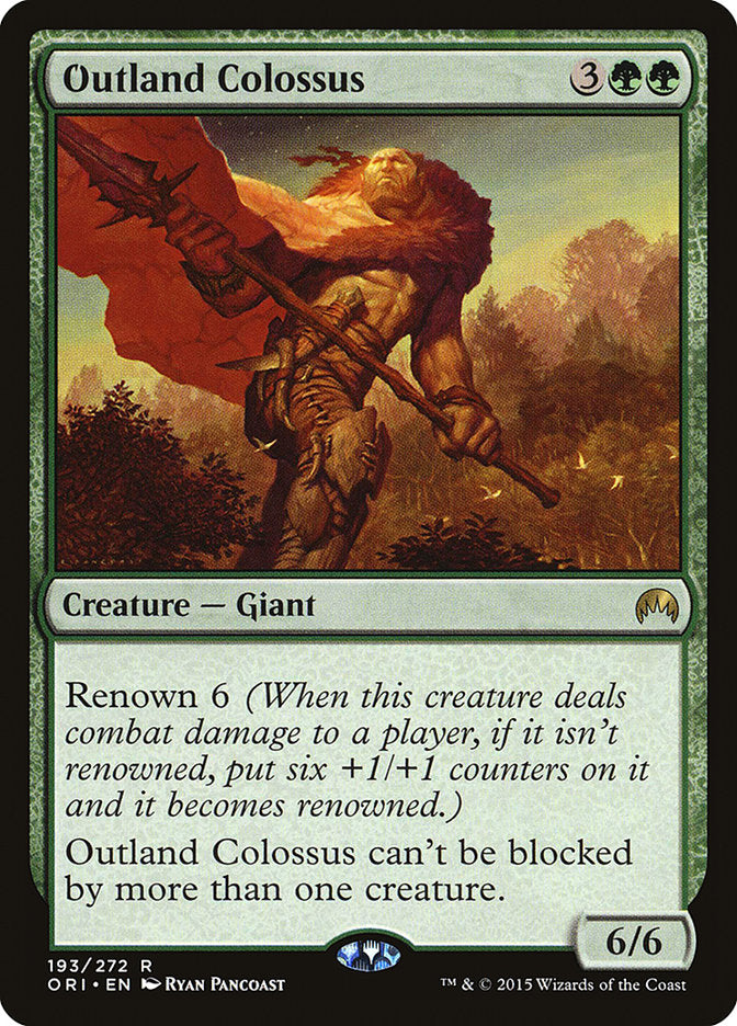 Outland Colossus - [Foil] Magic Origins (ORI)