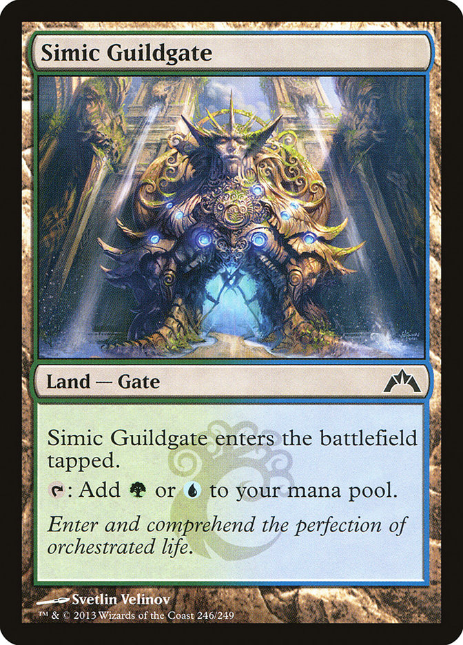 Simic Guildgate - [Foil] Gatecrash (GTC)