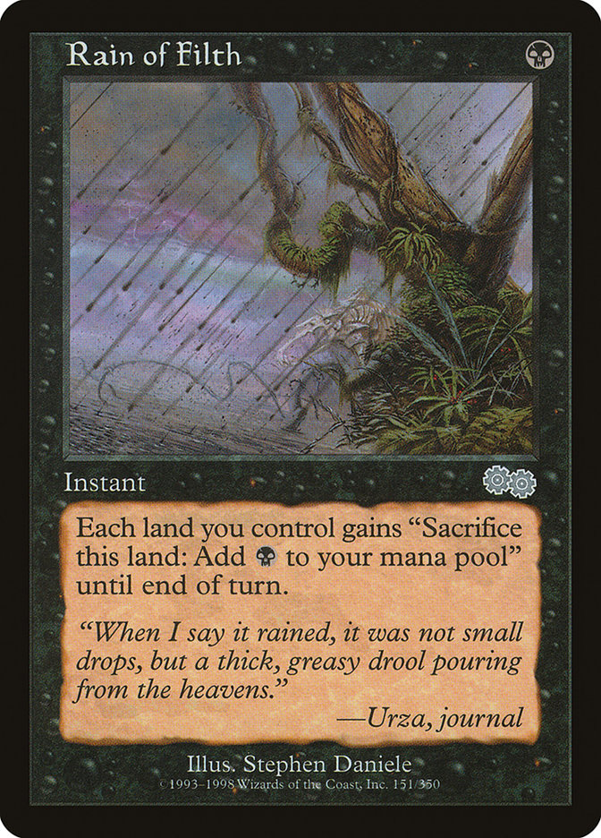 Rain of Filth - [Retro Frame] Urza's Saga (USG)