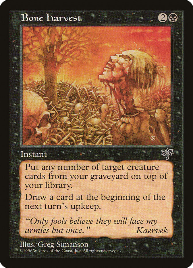 Bone Harvest - Mirage (MIR)