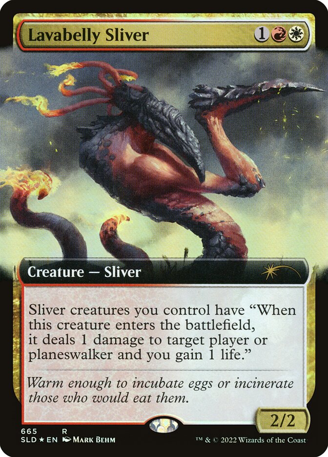 Lavabelly Sliver (665) - [Foil, Extended Art] Secret Lair Drop (SLD)