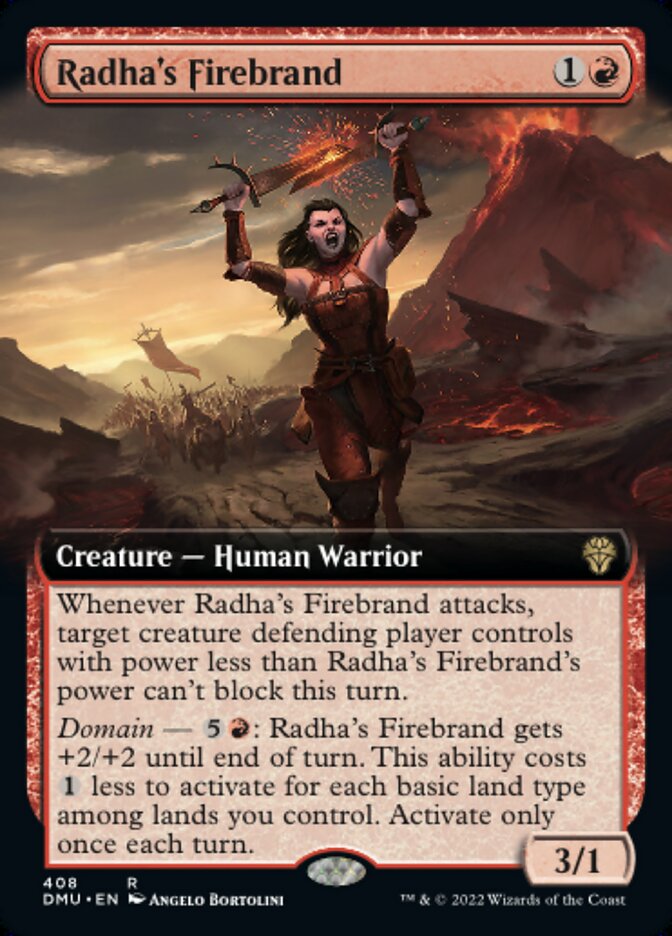 Radha's Firebrand - [Foil, Extended Art] Dominaria United (DMU)
